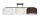 Plafonnier long Tissu Blanc Ecru Marron E27 100 cm