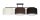 Plafonnier long Tissu Ecru Marron Noir E27 100 cm