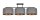 Blendarme Lampe de plafonnier tissu graphite or E27 3-flamme