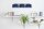 Blendarme Lampe à suspendre Tissu Noir Bleu E27 L:100 cm