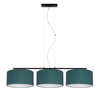 Blendarme Suspension Tissu Noir Vert E27 L:100 cm