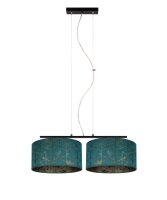 Tissu Lampe suspendue anti-&eacute;blouissement Vert...
