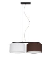 Tissu Lampe suspendue anti-&eacute;blouissement blanc...