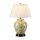 Lampe de table en c&eacute;ramique GISERUE peinte &agrave; la main E27 Salon