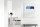 Lampe à suspendre allongée Tissu Noir Bleu E27 L:70 cm