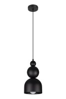 Lampe &agrave; suspendre noire m&eacute;tal Loft Design...