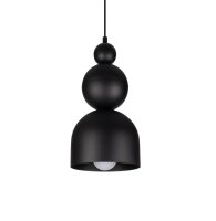 Lampe à suspendre noire métal Loft Design...