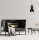 Lampe à suspendre noire métal Loft Design E27 L:17 cm ronde