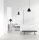 Lampe à suspendre noire métal Loft Design E27 L:17 cm ronde