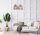 Suspension Abat-jour en tissu blanc marron faible éblouissement E27 L:70