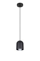 Suspension ronde m&eacute;tal noir E27 &Oslash;11 cm Loft