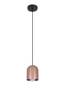Lampe &agrave; suspendre ronde Noir Cappuccino E27...