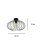 Lampe de plafonnier métal E27 ronde Ø34 cm noir rétro design