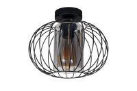 Plafonnier rond E27 Ø25 cm Noir...