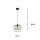 Lampe à suspendre métal E27 ronde Ø25 cm noir design rétro