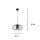 Lampe à suspendre ronde noire métal Ø34 cm E27 Retro