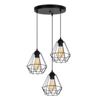 Lampe à suspendre Noir Métal Ø45 cm...