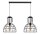 Lampe à suspendre noire fil métal 85 cm 2-flmg E27 Loft