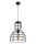 Lampe à suspendre noire Abat-jour en fil métallique Ø30 cm E27 Loft