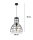 Lampe à suspendre noire Abat-jour en fil métallique Ø30 cm E27 Loft