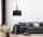 Lampe à suspendre décorative en métal L:40 cm E27 Noir Or