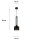 Lampe à suspendre décorative métal L:15 cm E27 noir or