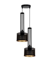 Lampe &agrave; suspendre d&eacute;corative m&eacute;tal 2...
