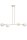 Grande lampe à suspendre anti-éblouissement verre métal 85 cm E27 en or