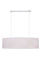 Suspension chaleureuse Abat-jour en tissu 2 flammes E27...