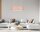 Suspension cosy tissu brun 2 flammes E27 70 cm
