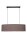 Confortable lampe à suspendre tissu brun 2 flammes E27 70 cm
