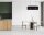 Confortable lampe à suspendre tissu noir 2 flammes E27 70 cm