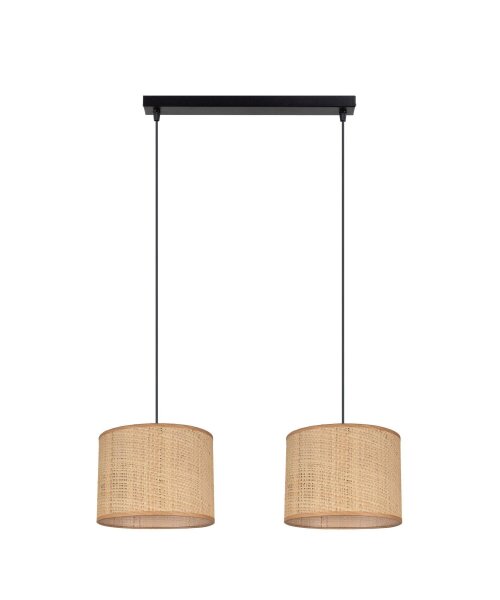 Blendarme Suspension Tissu Marron E27 50 cm allongé