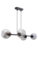 Lampe à suspendre métal verre fumé...