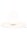 Lampe de chevet Boule en verre à faible éblouissement E27 15 cm en blanc