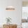Pauvre suspension tissu rotin E27 Ø45 cm confortable