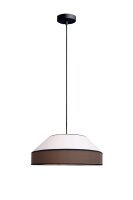 Blendarme Lampe &agrave; suspendre Tissu Noir Blanc E27...