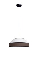 Blendarme Lampe à suspendre Tissu Noir Blanc E27...