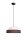 Blendarme Lampe à suspendre Tissu Noir Blanc E27 Ø45 cm