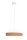 Suspension Tissu Abat-jour Blanc Naturel E27 Ø45 cm rond