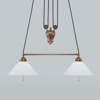 Lampe à suspendre en laiton avec suspension...