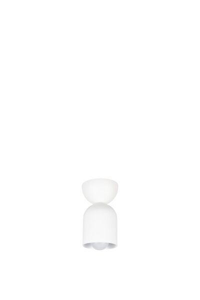 Lampe à suspendre minimaliste Blanc Intemporel E27 Ø11 cm rond