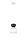 Suspension Blanc Noir Métal Ø17 cm Minimaliste