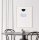 Suspension Blanc Noir Métal Ø17 cm Minimaliste