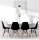Lampe à suspendre minimaliste Blanc Noir E27 Ø11 cm rond