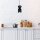 Suspension ronde noire métal Ø11 cm Minimaliste