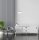 Suspension blanche métal E27 Minimaliste Ø17 cm