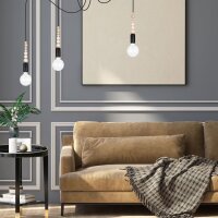XXL Lampe à suspendre Spider réglable L:400...