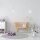 Grande lampe Spider suspendue bois métal E27 400 cm blanc