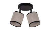 Plafonnier orientable tissu anti-&eacute;blouissant E14...